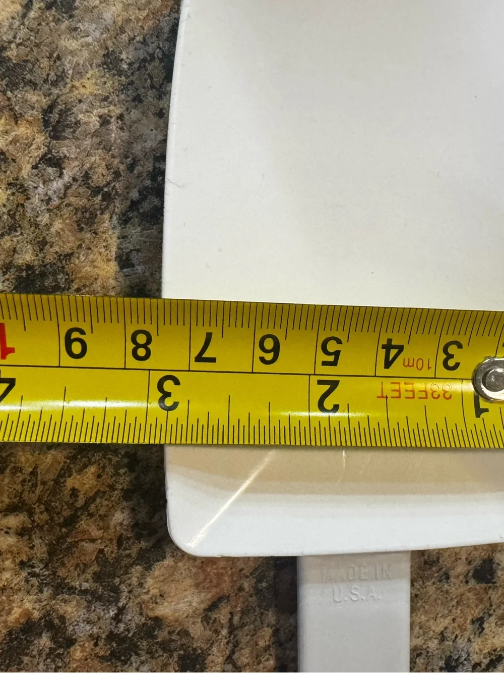 Pampered Chef Mix N Scraper White Silicone Spatula Kitchen Tool Made in USA